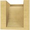 Ekena Millwork 5"W x 5"D x 5"H Wide Del Monte Rough Cedar Woodgrain TimberThane Corbel, Primed Tan CORUR05X05X05DELRCPR - alternate 5